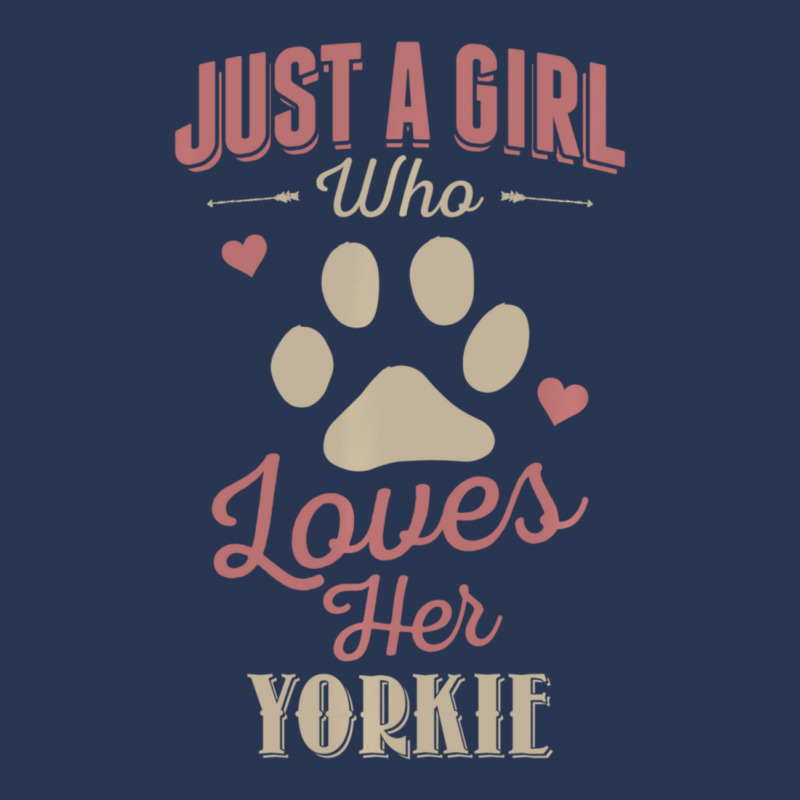 Just A Girl Who Loves Her Yorkie Dog Lover Men Denim Jacket by huynhhuutrunghpa | Artistshot