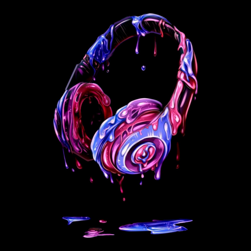 Melting Dj Headphones Music Producer Legging by cm-arts | Artistshot