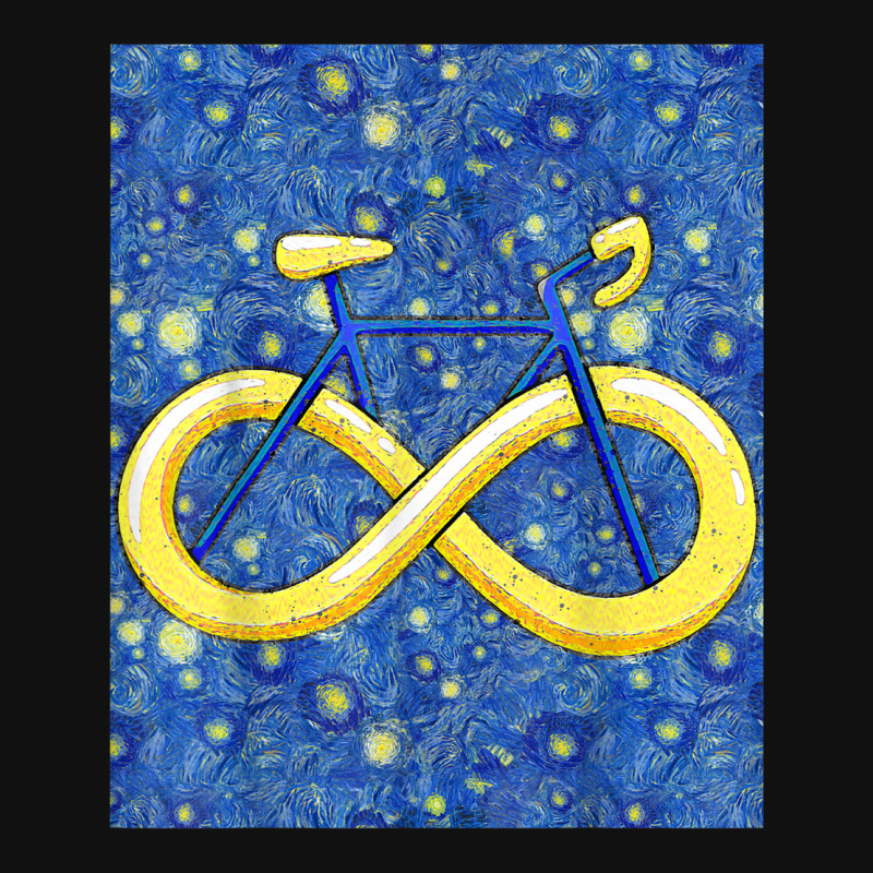 Starry Night Cyclist Infinite Bike Baby Beanies by Garnet | Artistshot