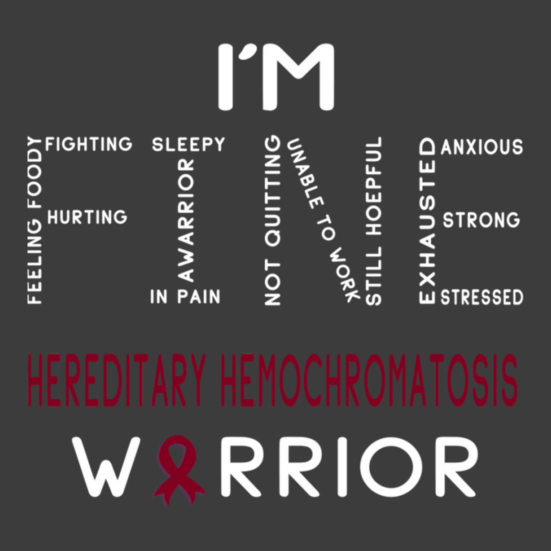 Im Hereditary Hemochromatosis Warrior  Im Fine Fitted Men's Polo Shirt by JACOBMCCOLLUM | Artistshot