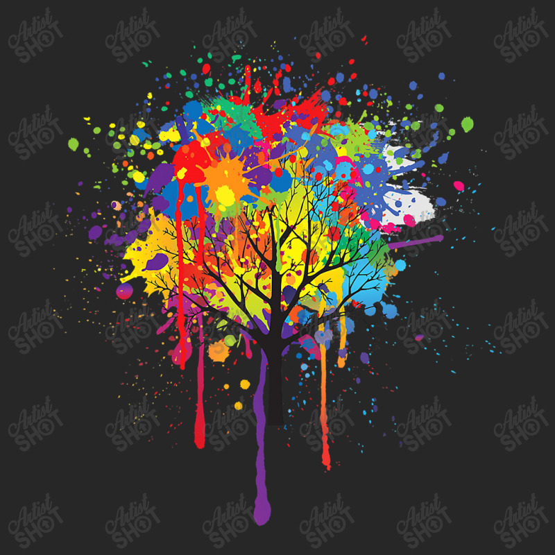 Paint Drip Tree , Paint Splash Art By Zany Brainy Women's Pajamas Set ...