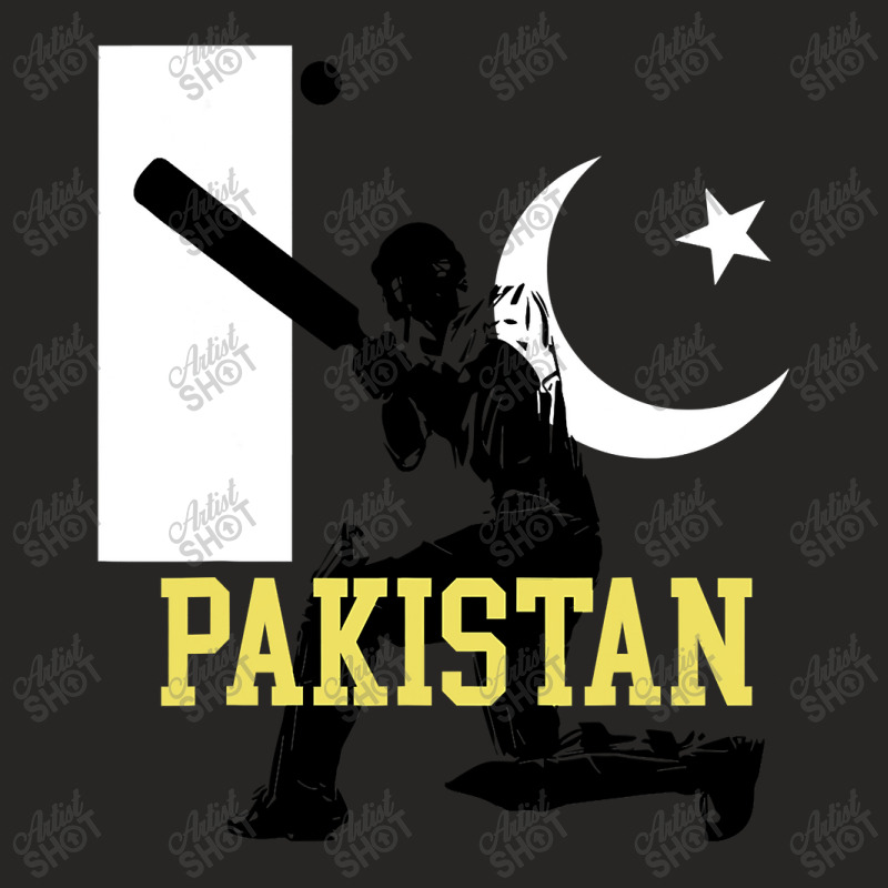 Pakistan Cricket Pakistani Cricket Ladies Fitted T-Shirt by home12 | Artistshot