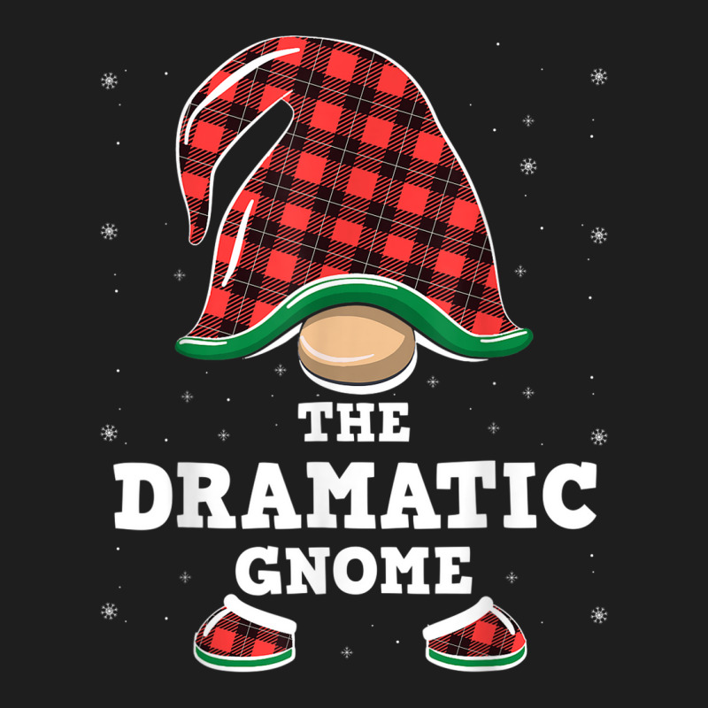 Dramatic Gnome Buffalo Plaid Christmas Dramatic Gnome Classic T-shirt by Color | Artistshot