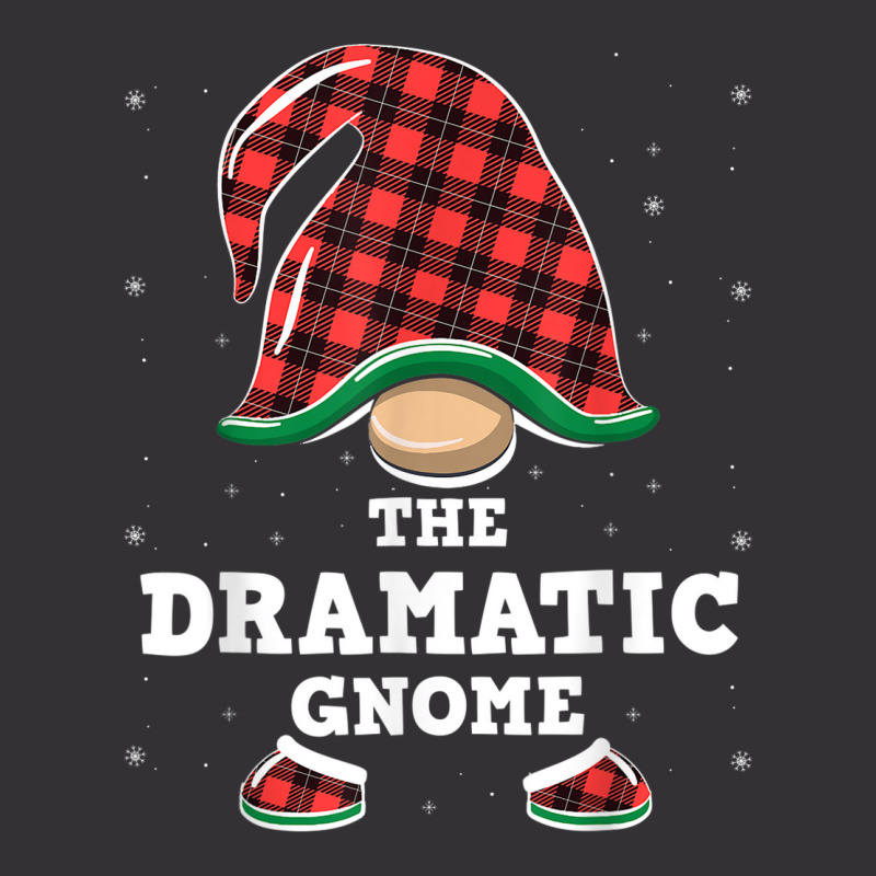 Dramatic Gnome Buffalo Plaid Christmas Dramatic Gnome Vintage Hoodie by Color | Artistshot