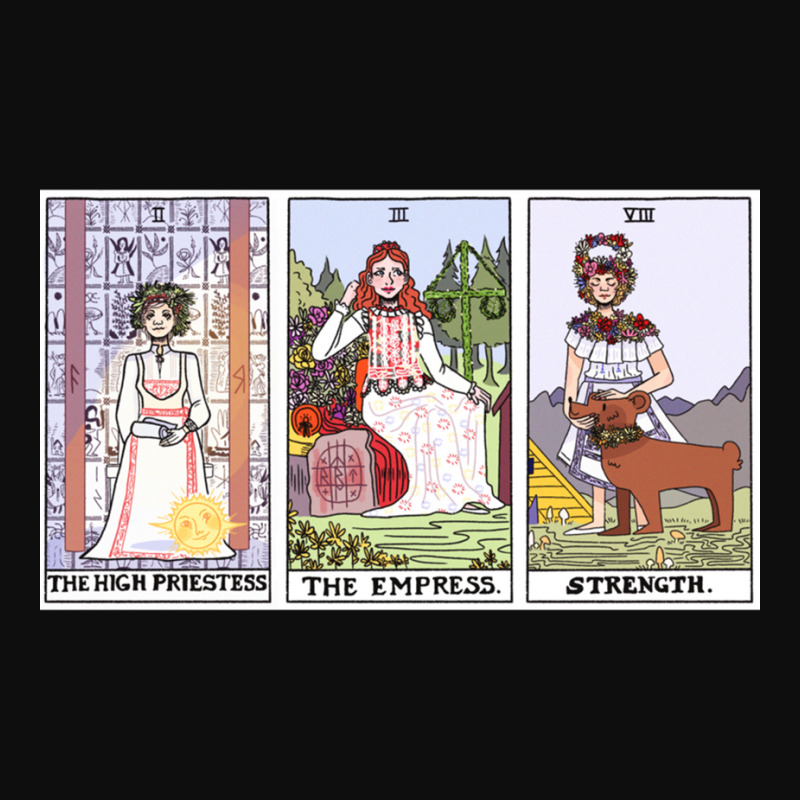 Midsommar Tarot Cards (color Version) Crop Top by JACOBMCCOLLUM | Artistshot