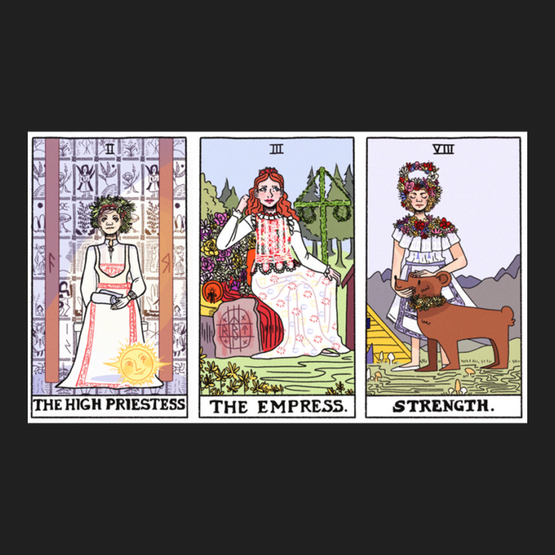 Midsommar Tarot Cards (color Version) Ladies Polo Shirt by JACOBMCCOLLUM | Artistshot