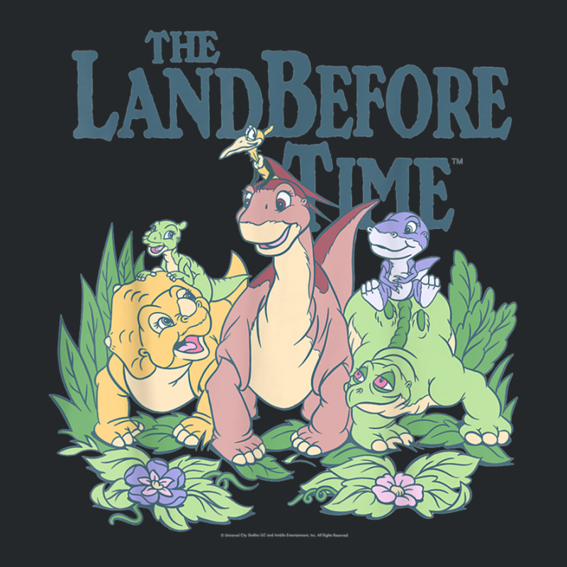 Land Before Time Pastel Dinosaur Friends T-shirt Crewneck Sweatshirt | Artistshot