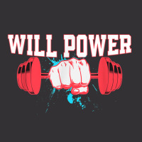 Will Power   Barbell   Gym   Powerlifting Vintage Hoodie And Short Set | Artistshot