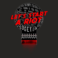 Let_s Start A Riot! Remastered Ladies Fitted T-shirt | Artistshot