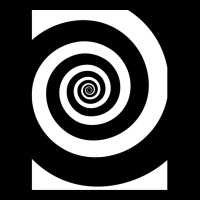 Spiral Hypnotic Retro Mind Control Visual Illusion Black And White Hd  Kids Cap | Artistshot