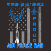 Proud Air Force Dad My Daughter Has Your Back- Usaf Racerback Tank | Artistshot