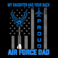 Proud Air Force Dad My Daughter Has Your Back- Usaf Maternity Scoop Neck T-shirt | Artistshot