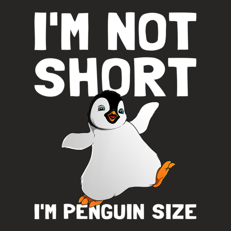 Penguin Kids Men Penguin Bird Lover Ladies Fitted T-Shirt by cm-arts | Artistshot