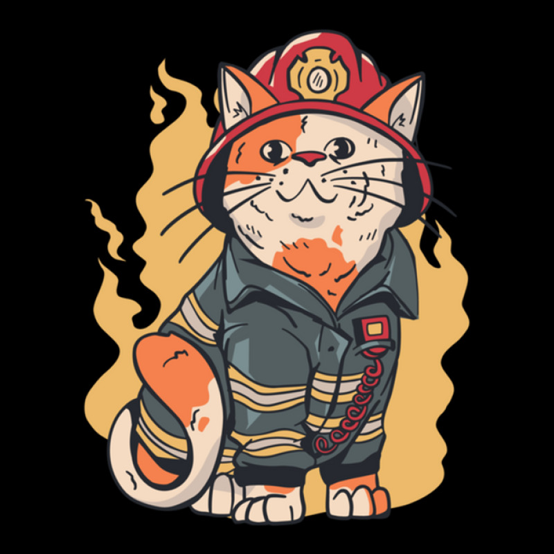 Firefighter Cat Pocket T-shirt | Artistshot