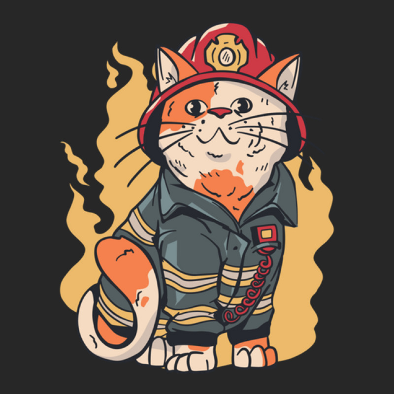 Firefighter Cat Men's T-shirt Pajama Set | Artistshot