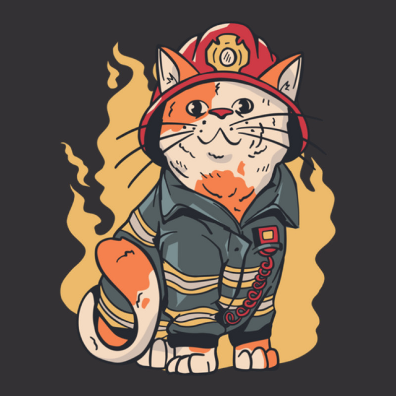 Firefighter Cat Vintage Short | Artistshot