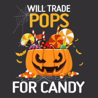 Will Trade Pops For Candy Funny Halloween Kids Boys Girls Vintage Hoodie And Short Set | Artistshot