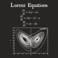 Lorenz Equations Chaos Butterfly Physics Math Teacher Nerdy Ladies Fitted T-shirt | Artistshot