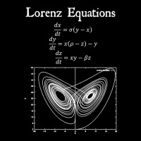 Lorenz Equations Chaos Butterfly Physics Math Teacher Nerdy Maternity Scoop Neck T-shirt | Artistshot