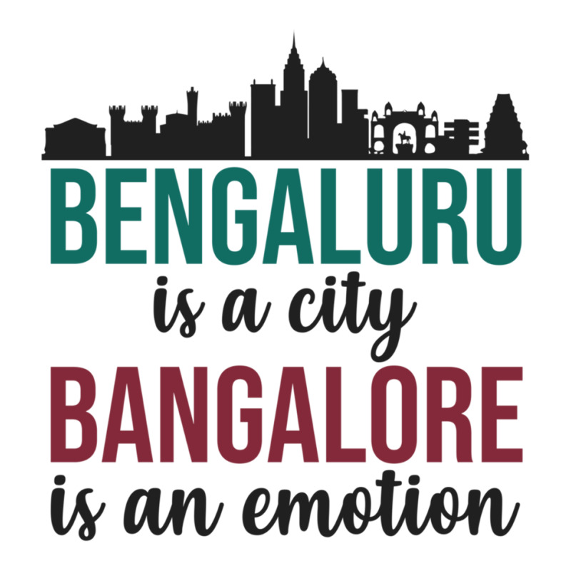 Bengaluru Is A City Bangalore Is An Emotion India 3/4 Sleeve Shirt by cm-arts | Artistshot