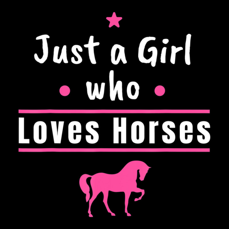 Just A Girl Who Loves Horses Adorable Horseback Riding Cropped Hoodie by huynhhuutrunghpa | Artistshot