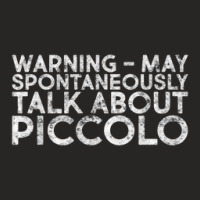 Piccolo Musical Instrument Piccolo Instrument Players Ladies Fitted T-shirt | Artistshot