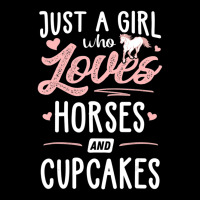 Just A Girl Who Loves Horses And Cupcakes Horse Lover Men's Long Sleeve Pajama Set | Artistshot