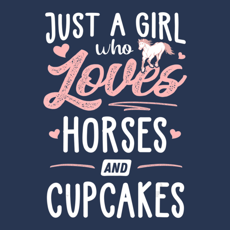 Just A Girl Who Loves Horses And Cupcakes Horse Lover Men Denim Jacket | Artistshot