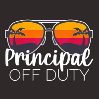 Principal Off Duty Sunglasses Beach Sunset Racerback Tank | Artistshot