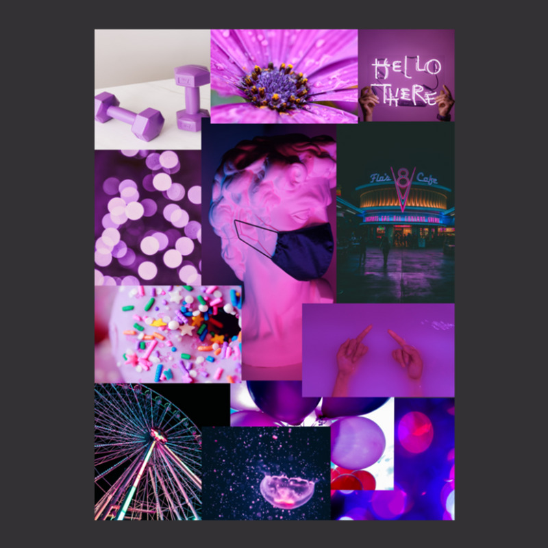 Aesthetic Purple Collage Vintage Short | Artistshot