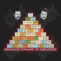 Parks & Recreation Swanson Pyramid Of Greatness T-shirt | Artistshot