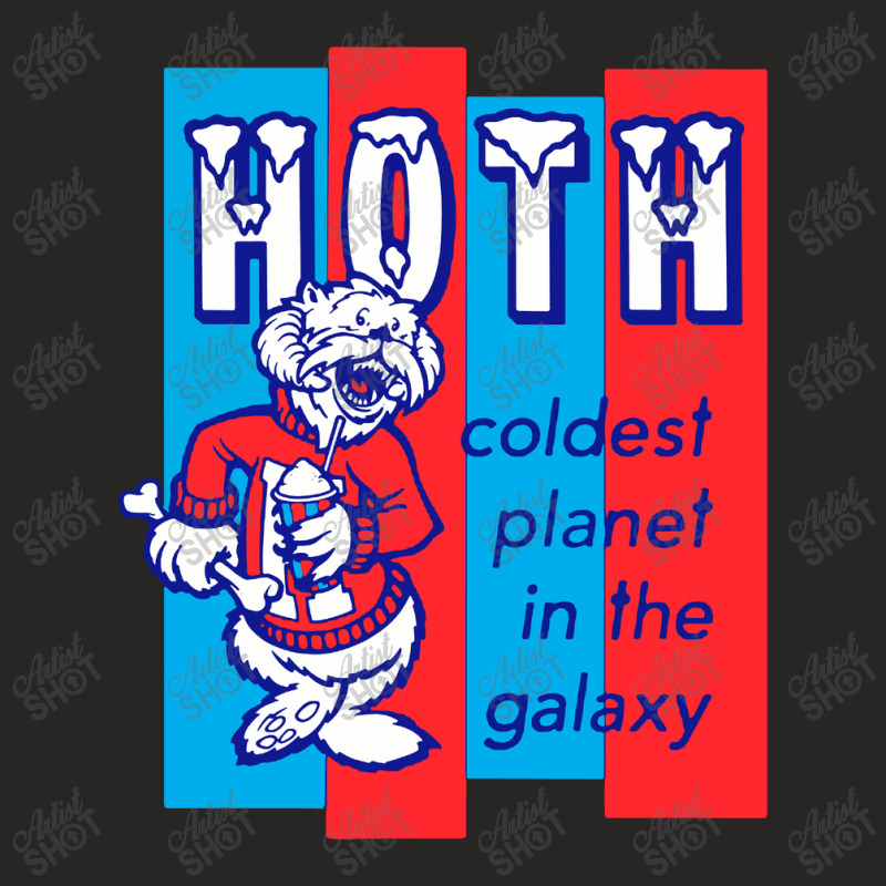 Hoth , Coldest In The Galaxy Ladies Fitted T-Shirt by Luluran | Artistshot