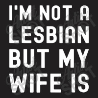 Lgbt Trans Pride I'm Not A Lesbian But My Wife T-shirt | Artistshot