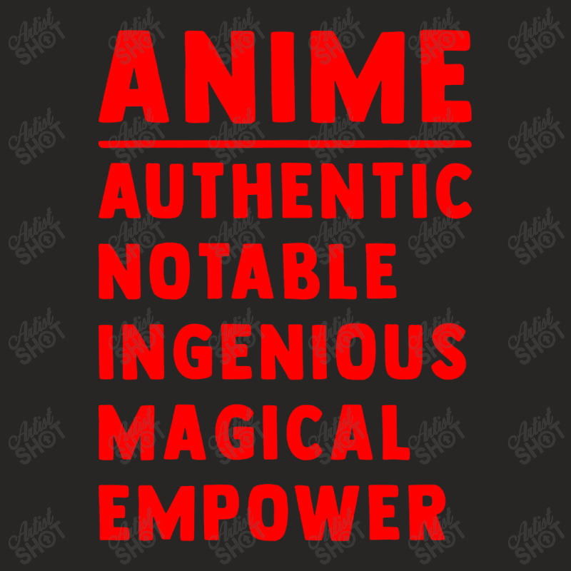 Anime   Authenthic Ladies Fitted T-Shirt by lylolyla | Artistshot