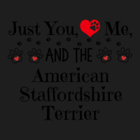 Just You Me And The American Staffordshire Terrier - Adorable Dog Them Classic T-shirt | Artistshot