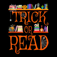 Trick Or Read Library Pumpkin Halloween Librarian Book Lover V-neck Tee | Artistshot