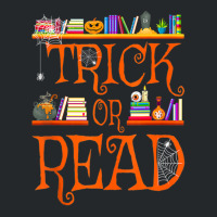 Trick Or Read Library Pumpkin Halloween Librarian Book Lover Crewneck Sweatshirt | Artistshot