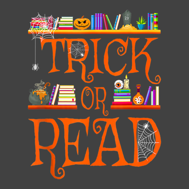 Trick Or Read Library Pumpkin Halloween Librarian Book Lover Vintage T-shirt | Artistshot