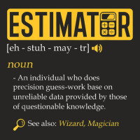 Estimator Estimating Calculations Jobs Ladies Fitted T-shirt | Artistshot