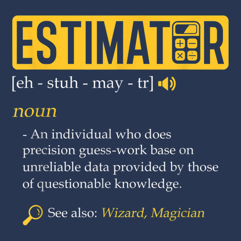 Estimator Estimating Calculations Jobs Men Denim Jacket by August | Artistshot