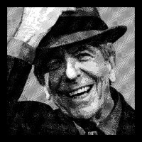 Leonard Cohen  Var3  High Quality  Original Digital Drawing By Aryan S Adjustable Cap | Artistshot