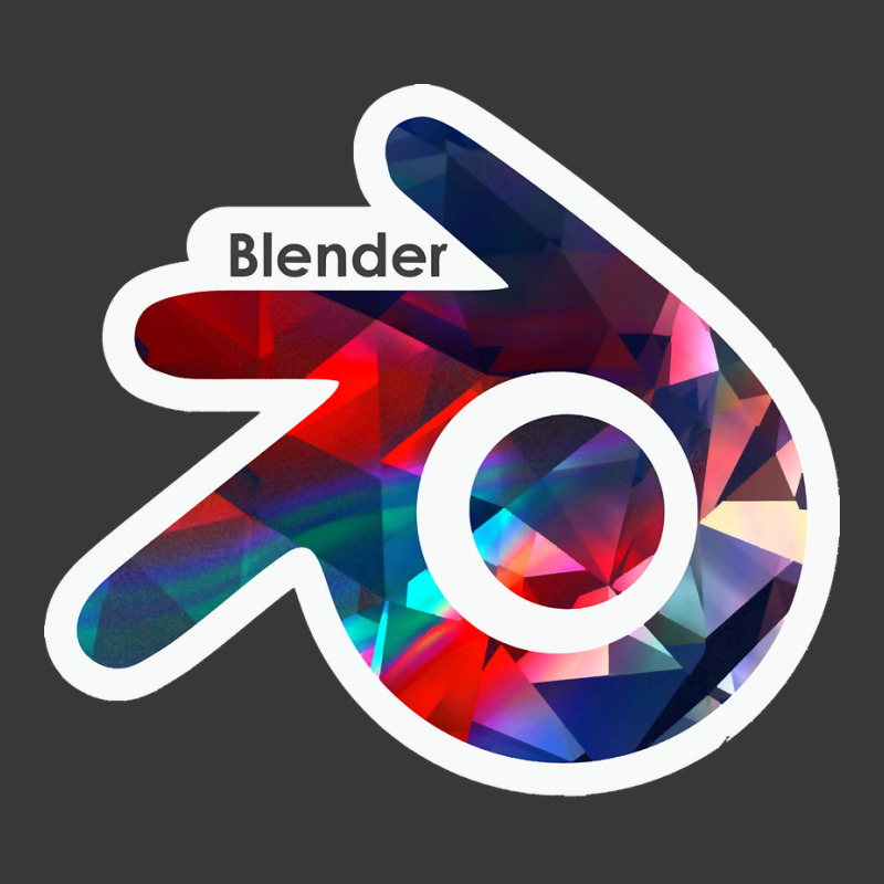 Blender (with White Outline) Ladies Curvy T-Shirt by cm-arts | Artistshot