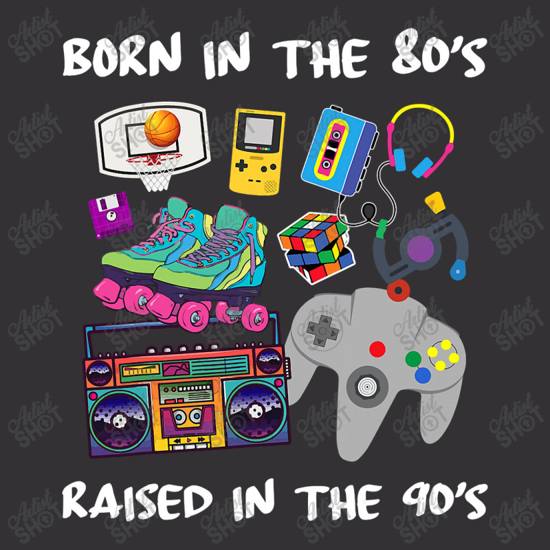 Born In The 80's Raised In The 90's Vintage Hoodie And Short Set | Artistshot