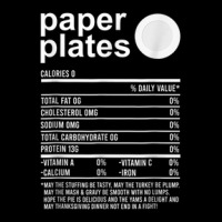 Funny Thanksgiving Food Apparel Paper Plates Nutrition Facts Youth Zipper Hoodie | Artistshot