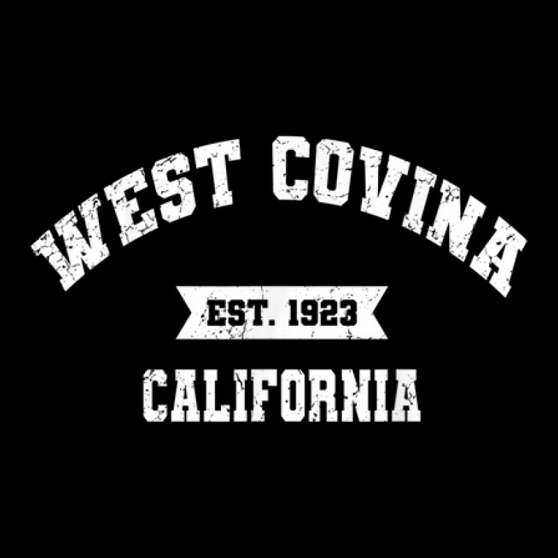 West Covina California Vintage Athletic Sports Established Zipper Hoodie | Artistshot