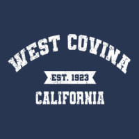 West Covina California Vintage Athletic Sports Established Men Denim Jacket | Artistshot