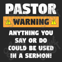 Mens Funny Pastor Warning Sermon Gift For A Pastor Men's T-shirt Pajama Set | Artistshot