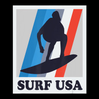 Retro Surfing Surf Usa Vintage For Surfers Cropped Hoodie | Artistshot