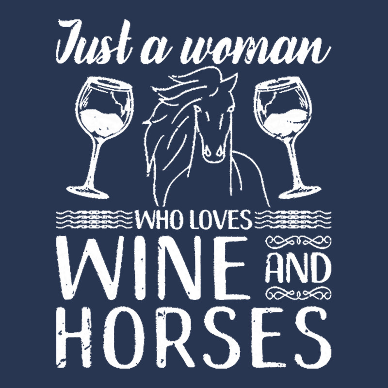 Funny Horse Gift Love Horses Wine Horseback Riding Men Denim Jacket | Artistshot