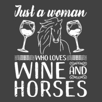 Funny Horse Gift Love Horses Wine Horseback Riding Vintage T-shirt | Artistshot